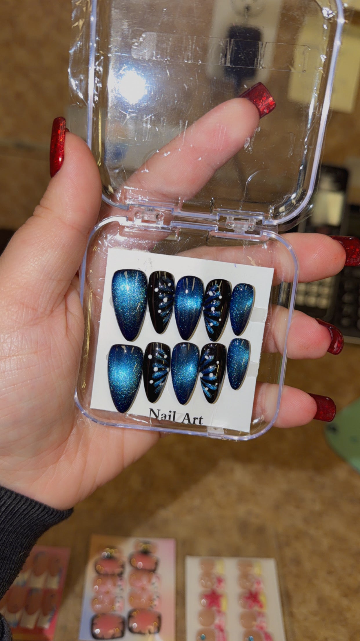 Blue wings